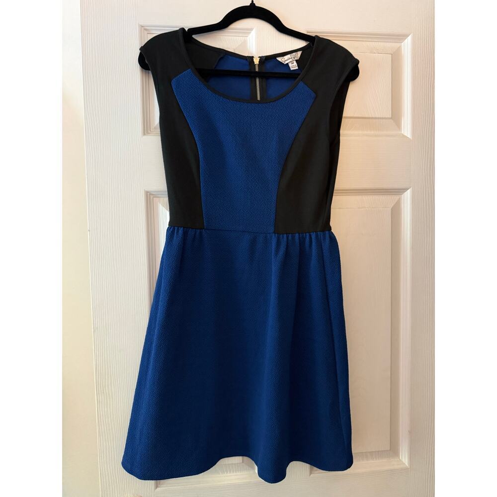 Blue and Black Dress By Speechless Size Medium